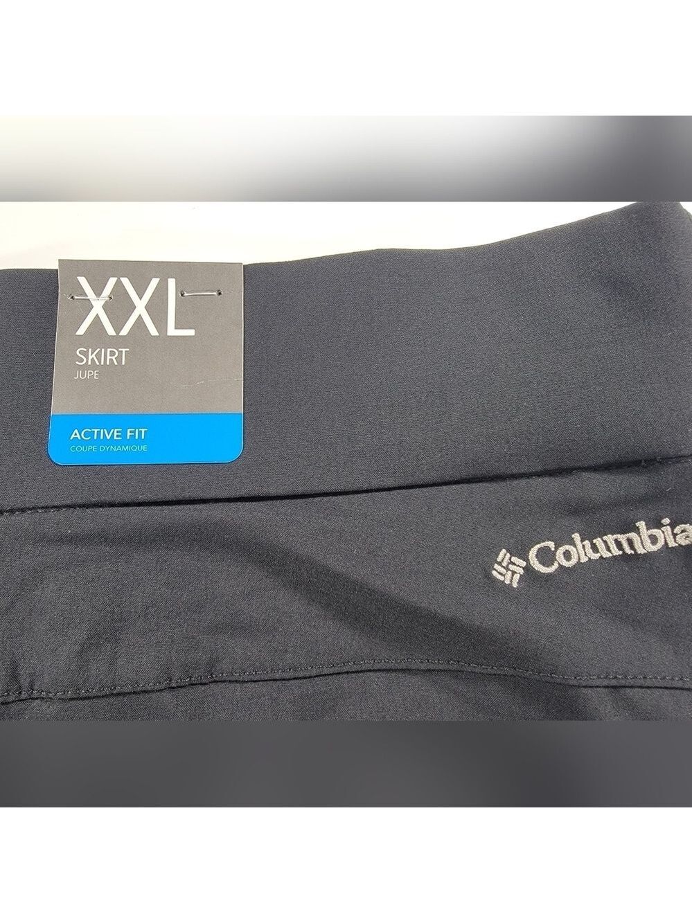 NEW Columbia Marina Bay Black Skort Womens XXL 2XL Pull On Skirt NWT Active Fit - Picture 8 of 12